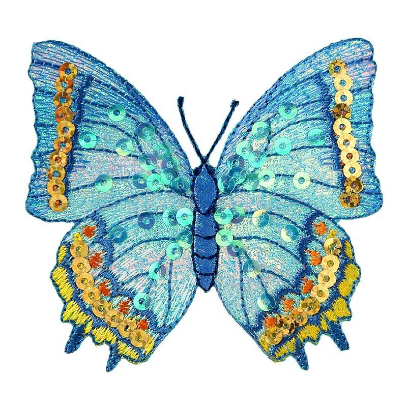 Mono-Quick appliques - Fashion and Home - iron-on colour blue