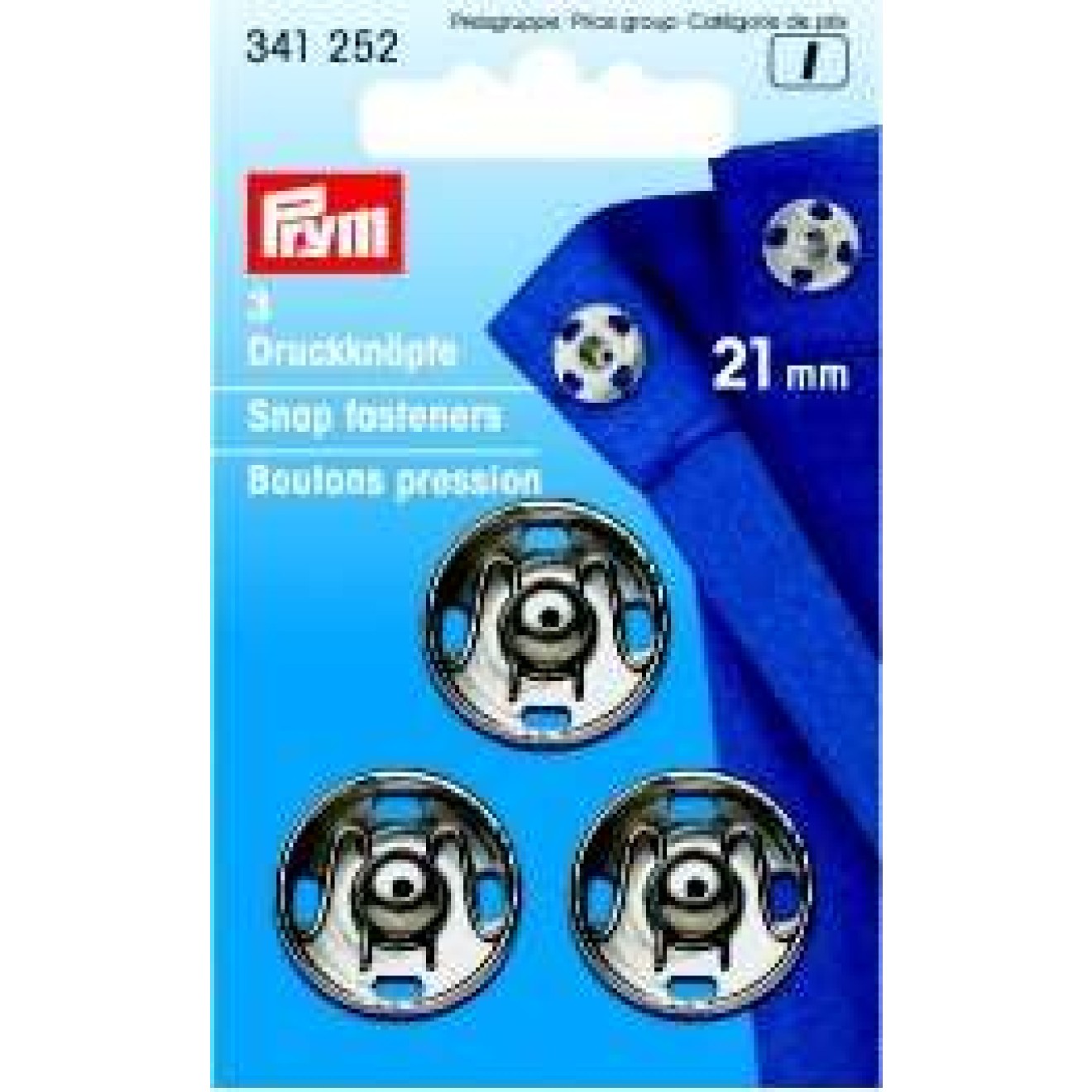 21 mm / silver-colored / 341252