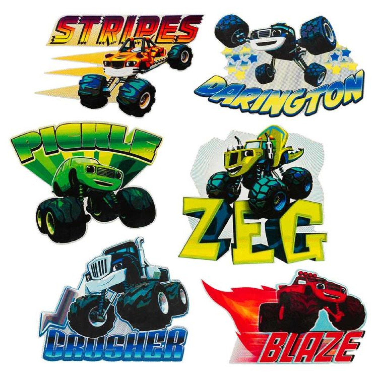 appliqués - assortment - Kids and Hits - iron-on 10er assortment - Blaze / coloured