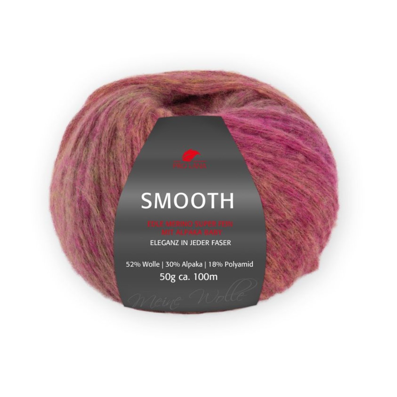 Pro Lana Smooth colour 80 himbeer