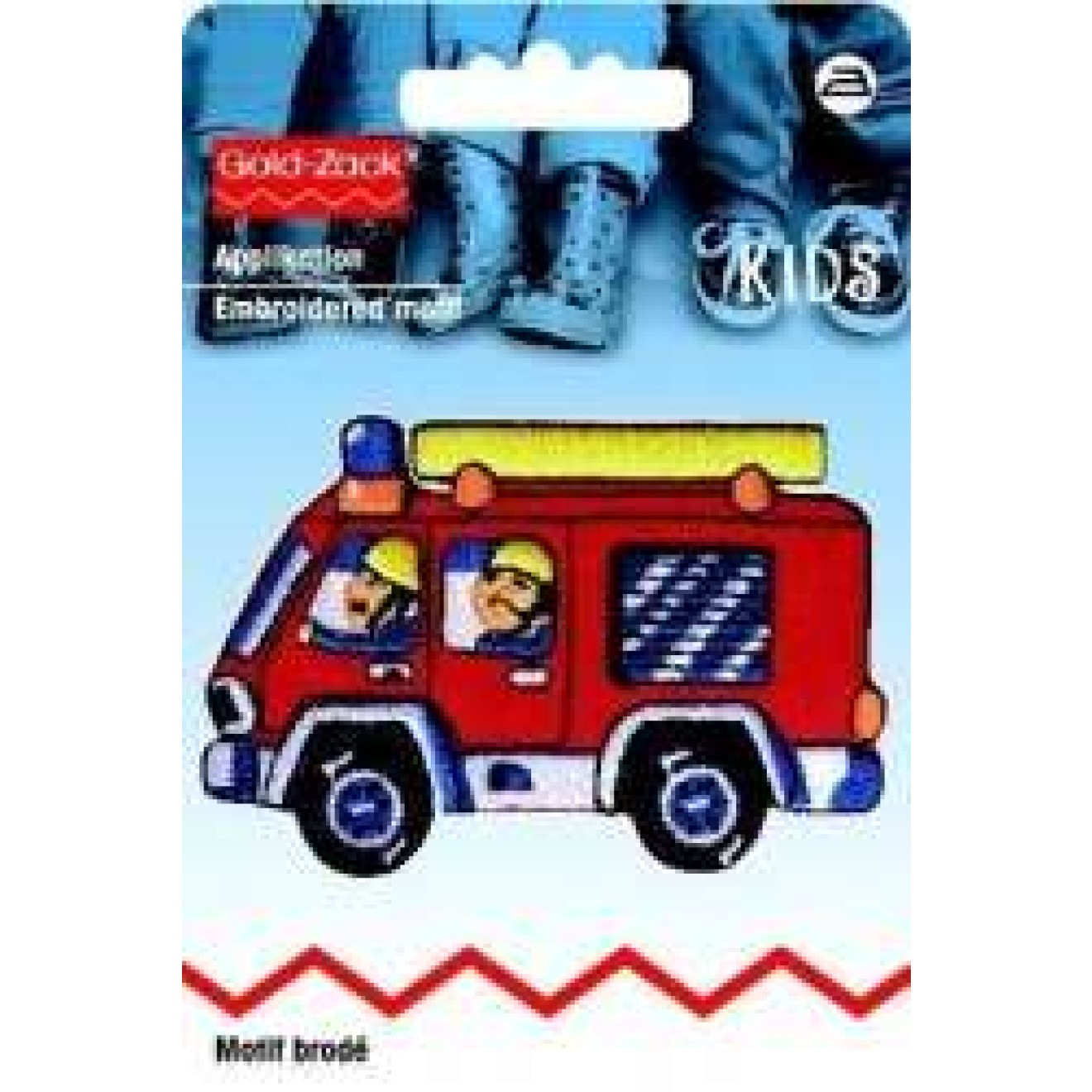 Prym Applikationen - Kids and Hits - aufbügelbar ca. 4,0x7,0 cm / rot