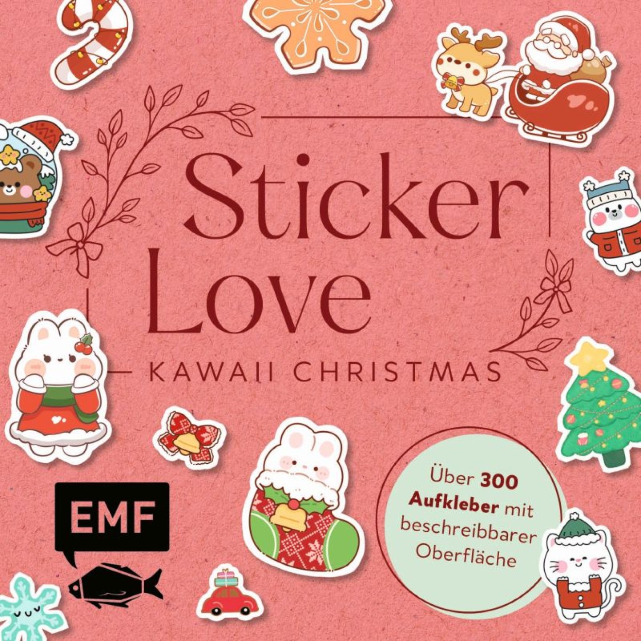 EMF Sticker Love - Kawaii Christmas 1 St.