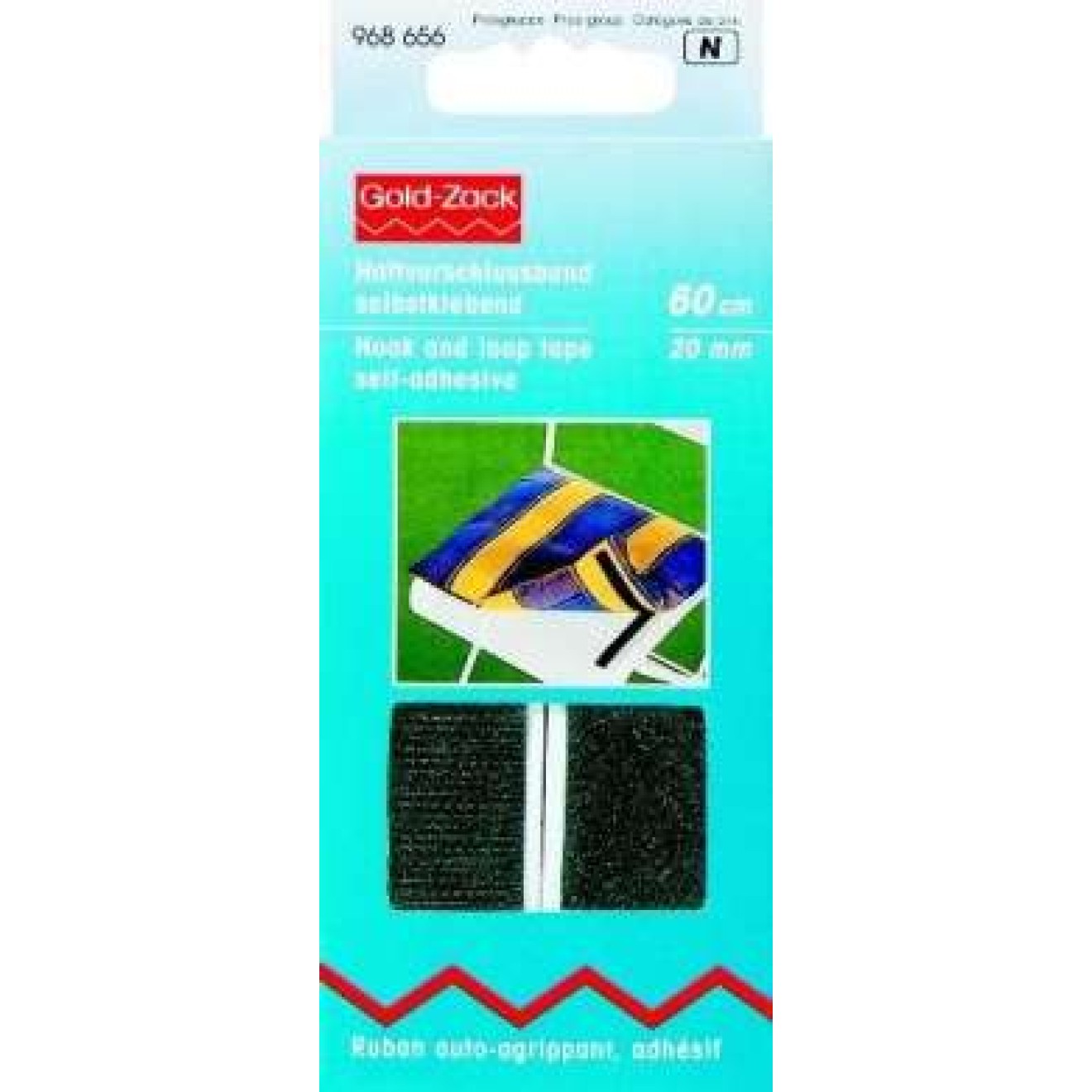 20 mm / black / 60 cm / 968656