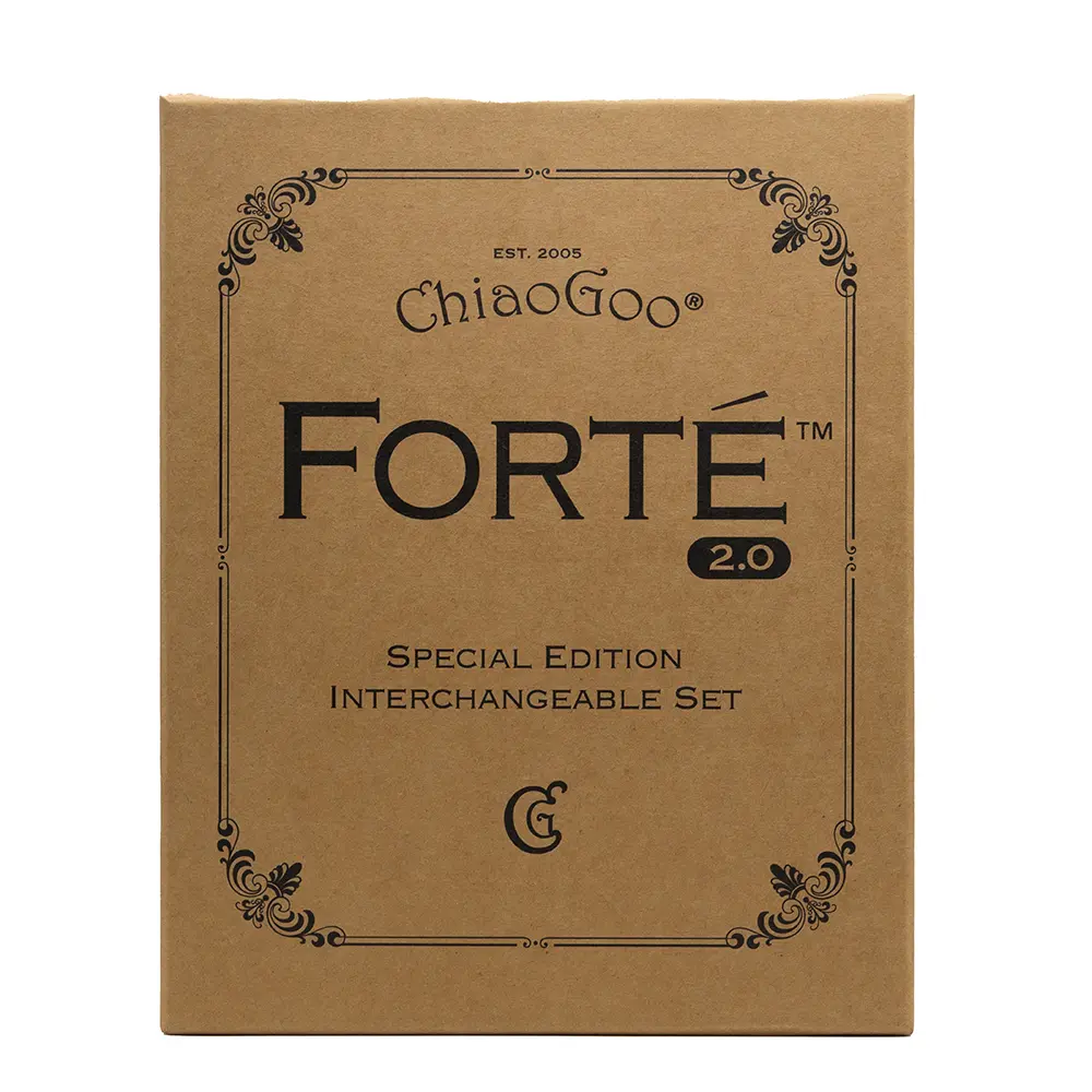 ChiaoGoo Forté 2.0 set interchangeable à pointes en acier inoxydable – 2,75–10 mm