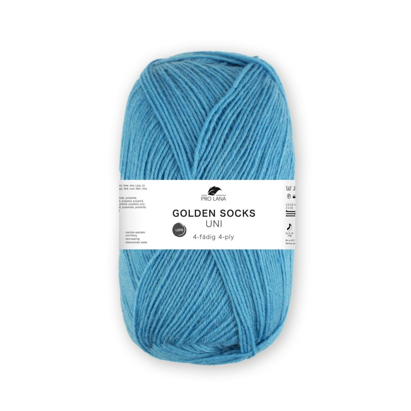 Pro Lana sock Garn uni 4 ply Farbe 424