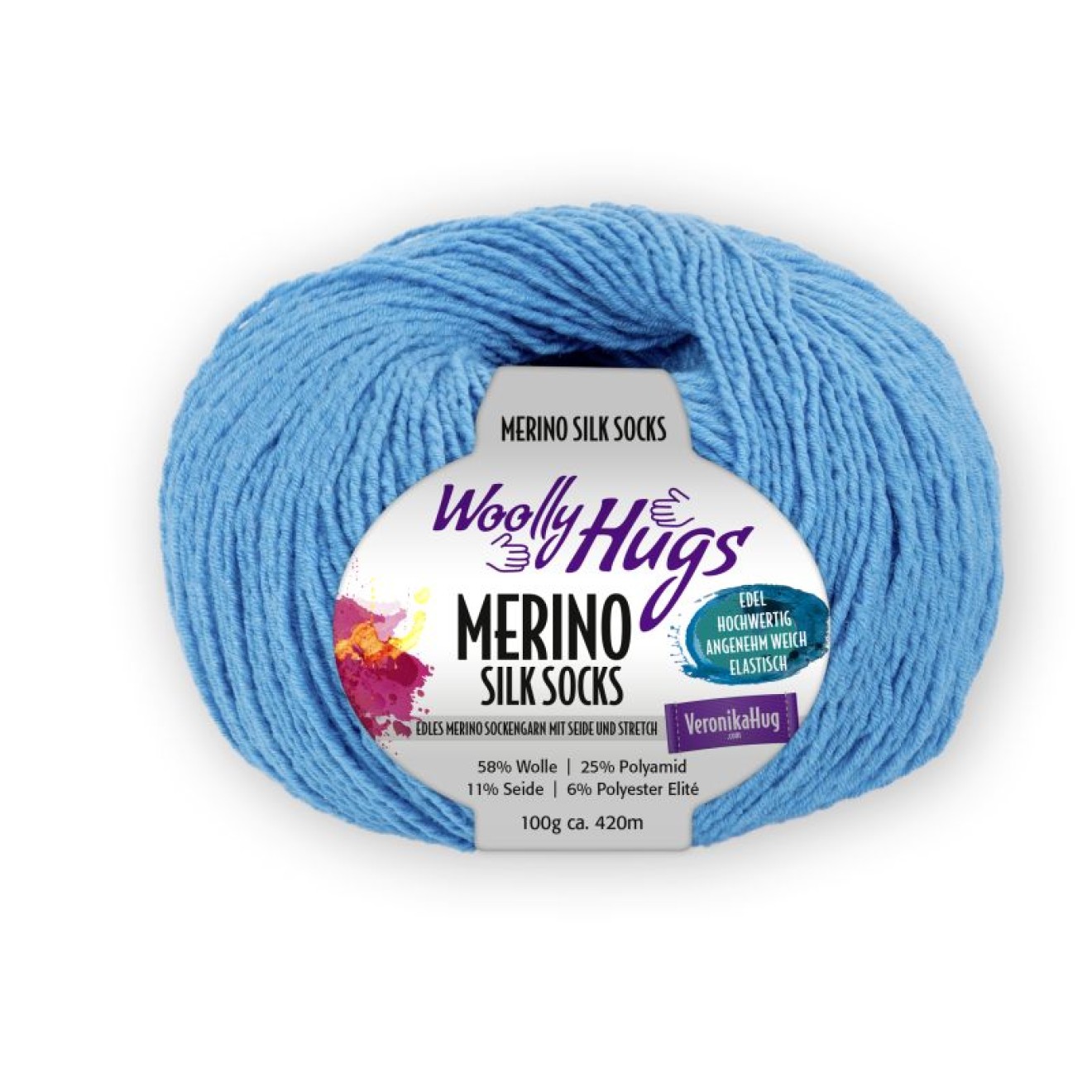 Pro Lana Woolly Hugs Merino Silk Socks colour 267