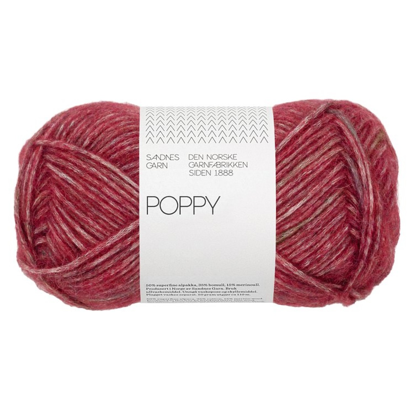 Sandnes Garn Poppy colour 4510 cranberry crush