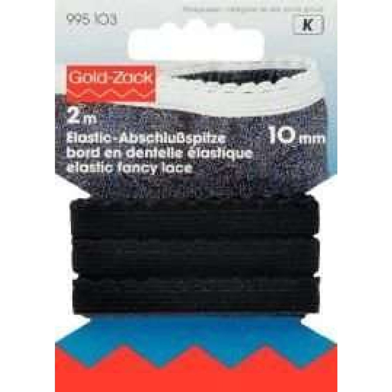 Prym Elastic-Abschlußspitze 10 mm / schwarz