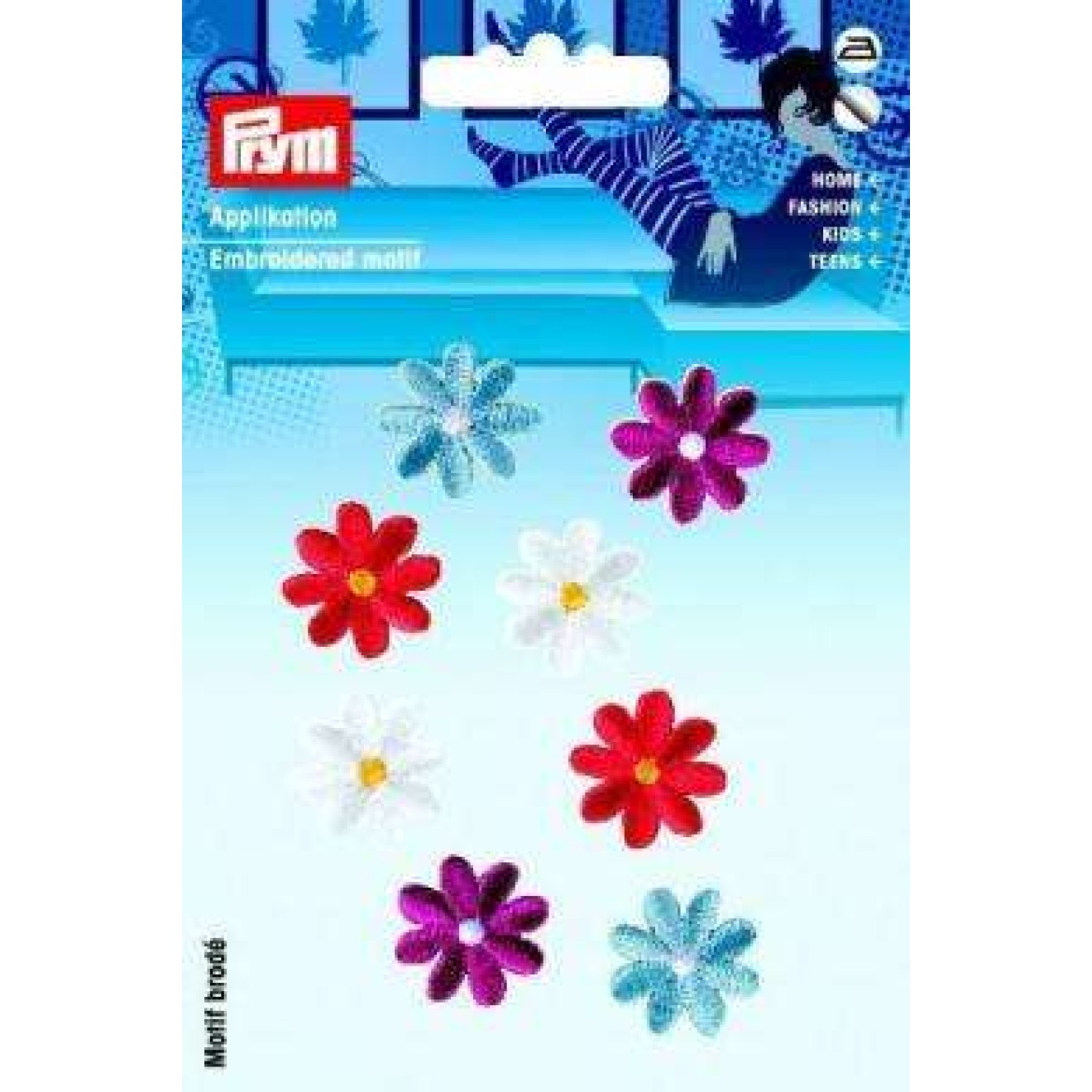 Prym Applikationen - Kids and Hits - aufbügelbar ca. 2,0x2,0 cm / farbig