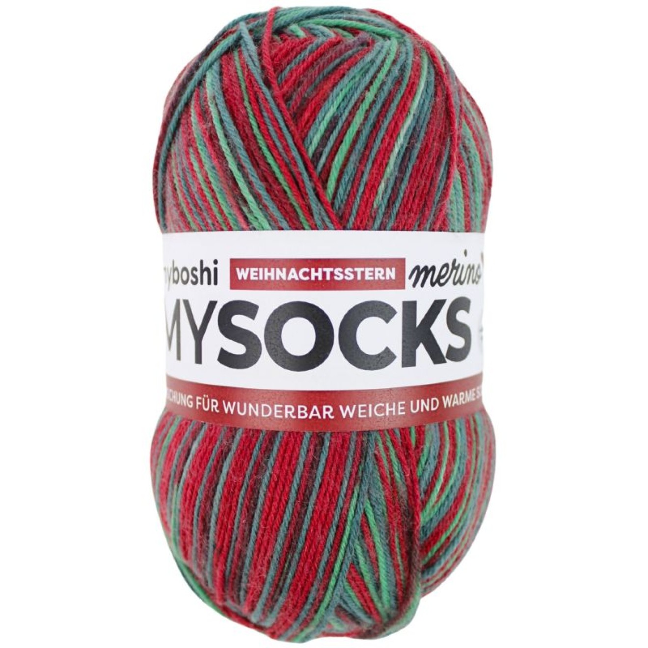 myboshi mysocks Merino colour col. Weihnachtsstern