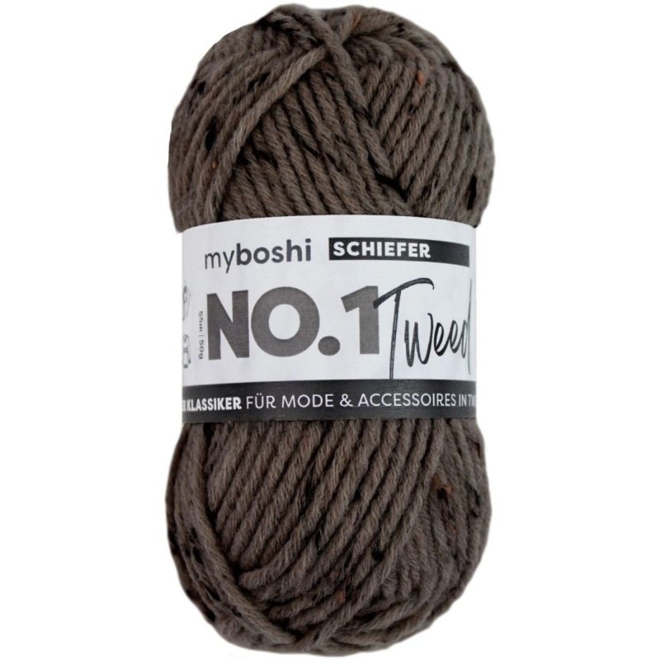 myboshi No. 1 colour col. Tweed Schiefer