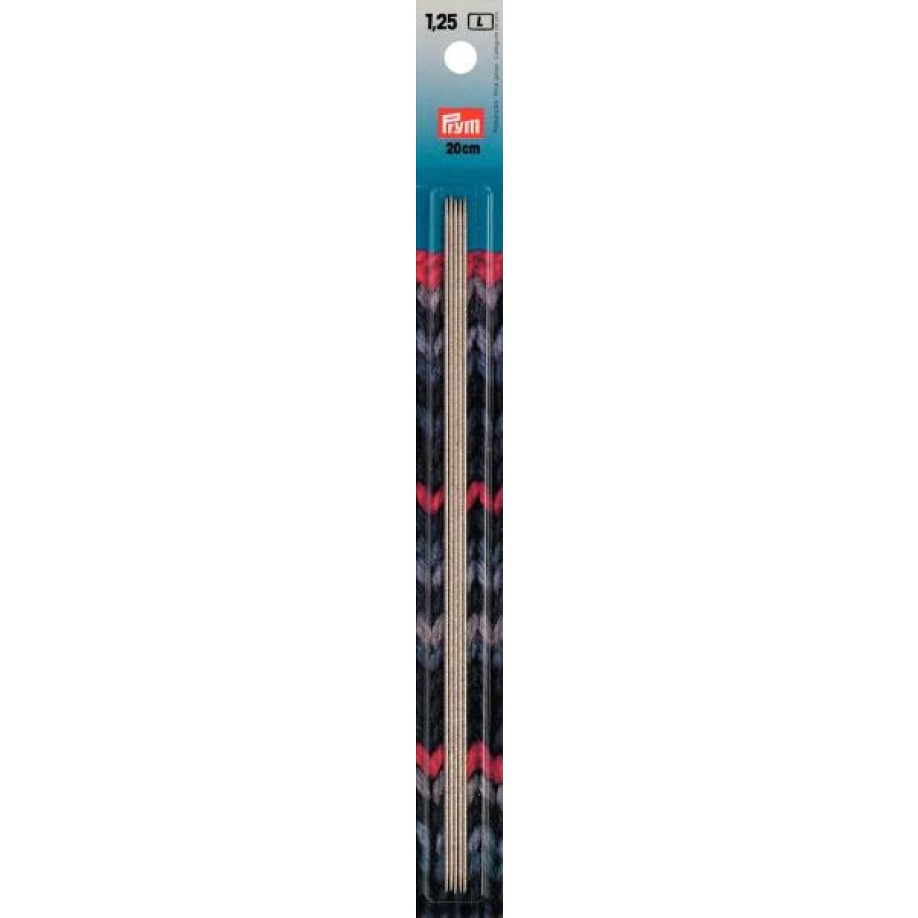 Prym double point needles 1,25 mm / 20 cm