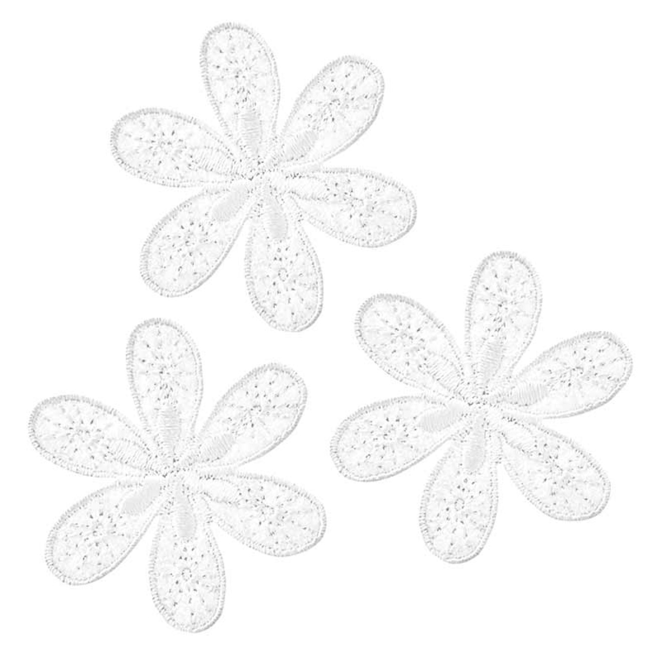 Mono-Quick appliques - Fashion and Home - iron-on colour white