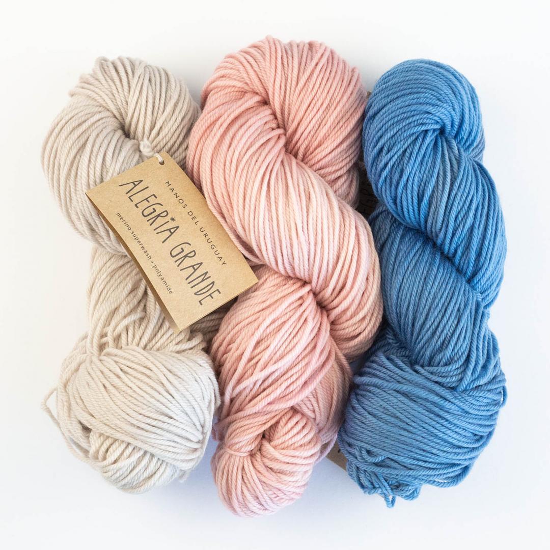 Manos del Uruguay Alegria GRANDE semi solid handgefärbt yarn