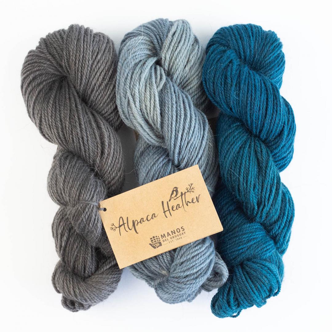 Manos del Uruguay Alpaca Heather SEMI Solids handgefärbt yarn