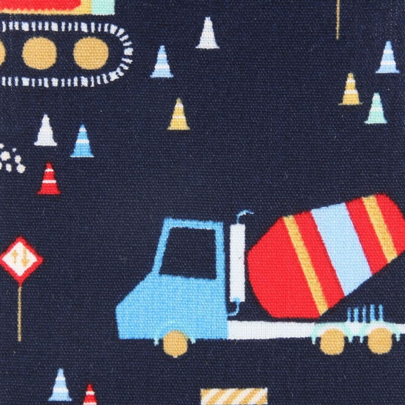 HANABI Poplin Construction colour 004 navy