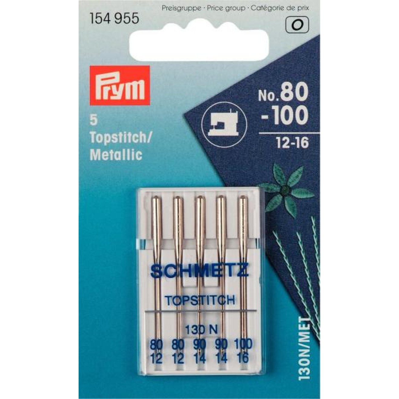 Prym Nähmaschinennadeln Stärke 80-100