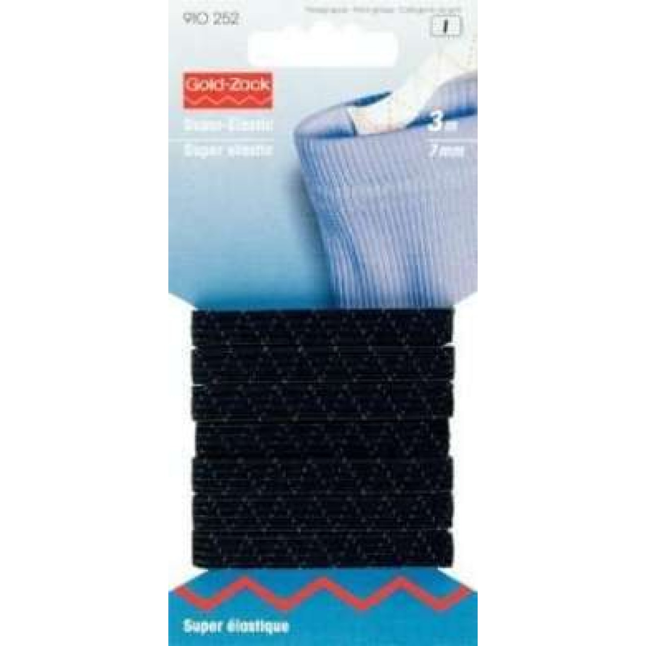 Prym Super-Elastic 7 mm / schwarz