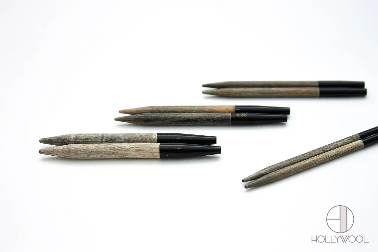 LYKKE embouts d'aiguilles interchangeables Driftwood - 3,50 mm / 13 cm