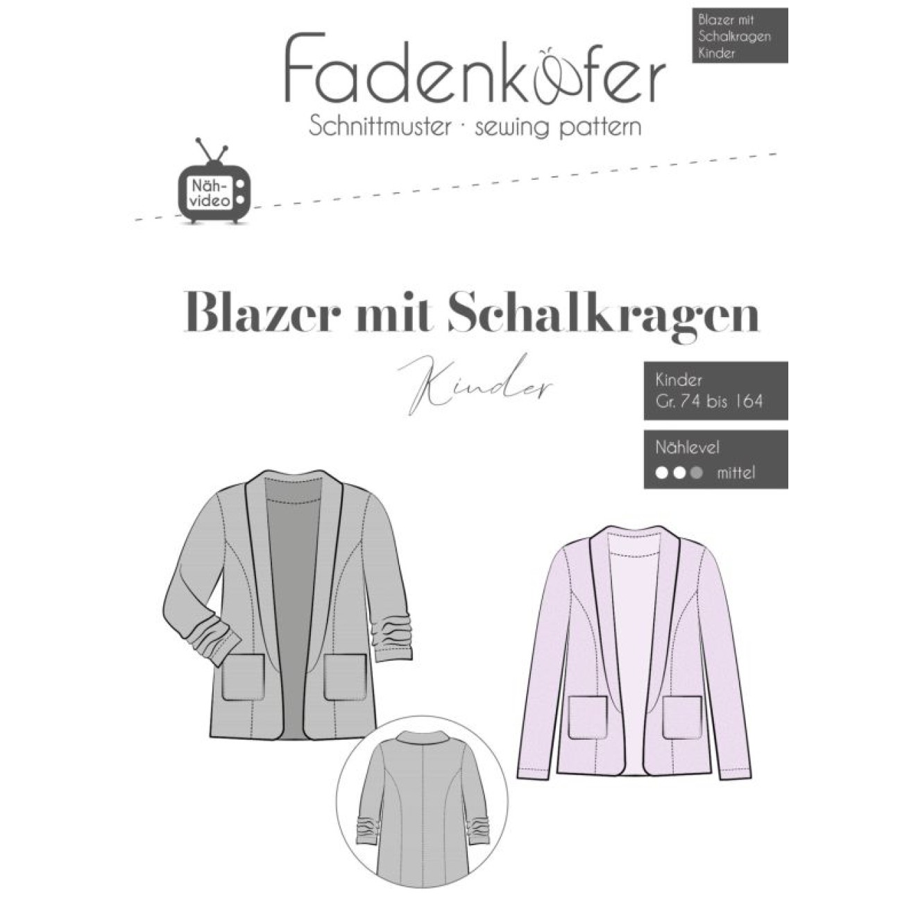 Blazer with Schalkragen kids