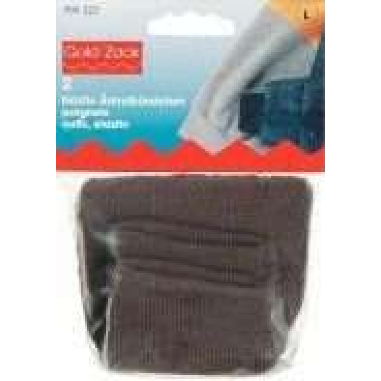 Prym Elastic sleeve cuffs 9 cm / braun
