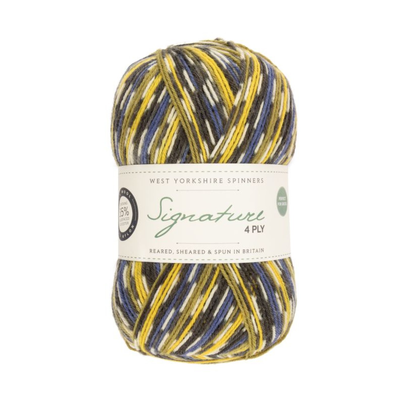 West Yorkshire Spinners Signature 4ply - Country Birds Farbe 818 blue tit
