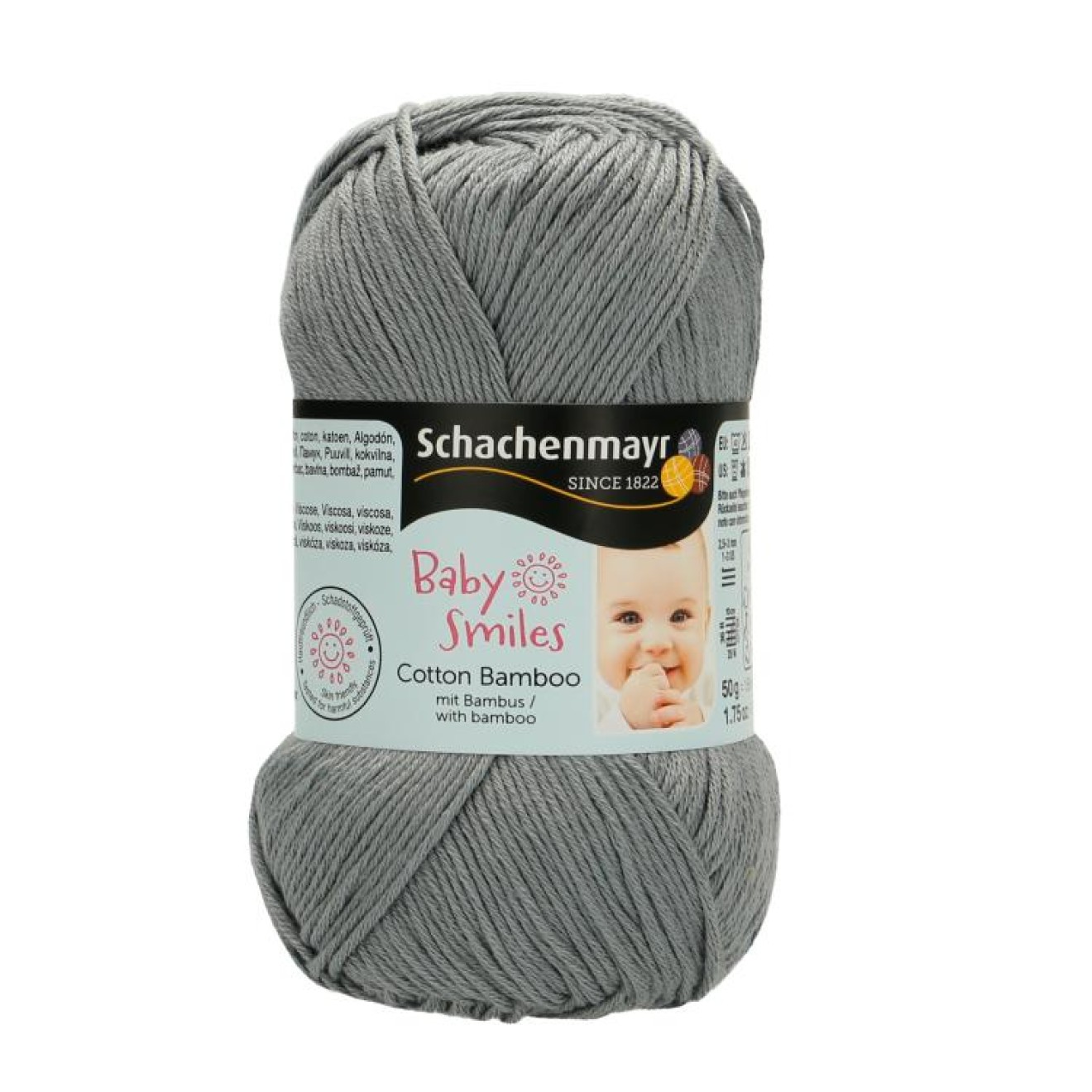 Schachenmayr Baby Smiles Cotton Bamboo colour 1098 anthrazit
