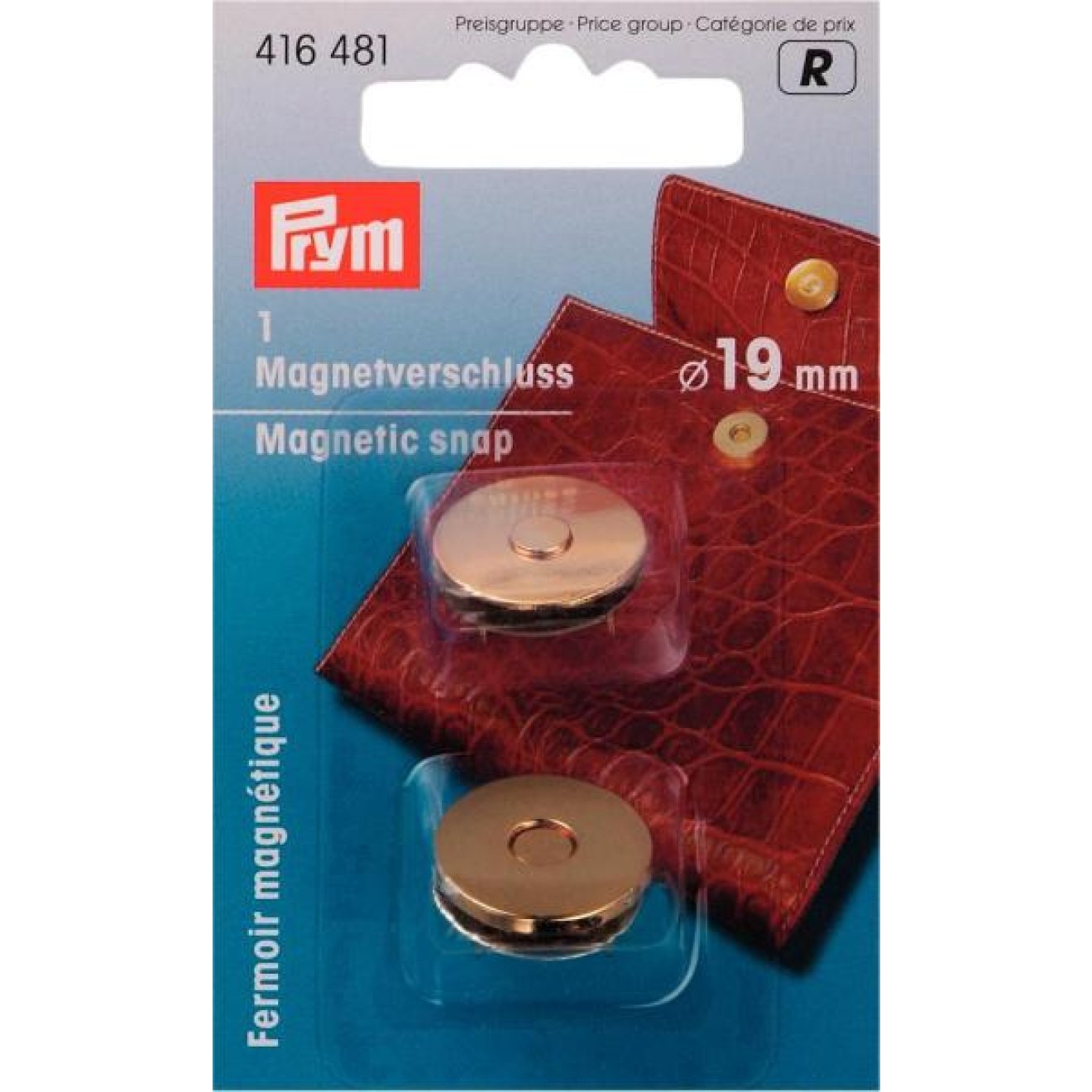 19 mm / goldfarbig