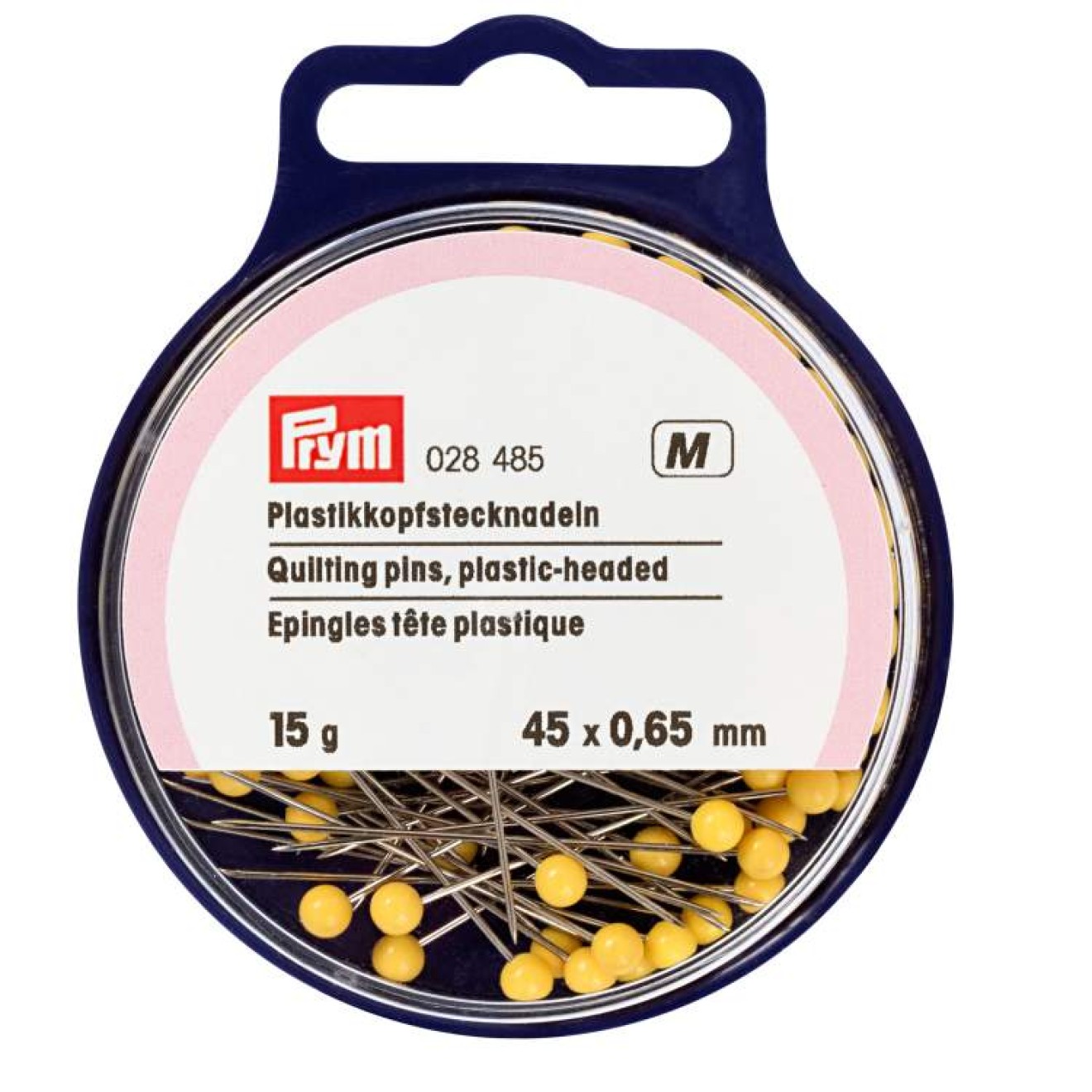 Prym Plastikkopf-Stecknadeln 0,65x45 mm