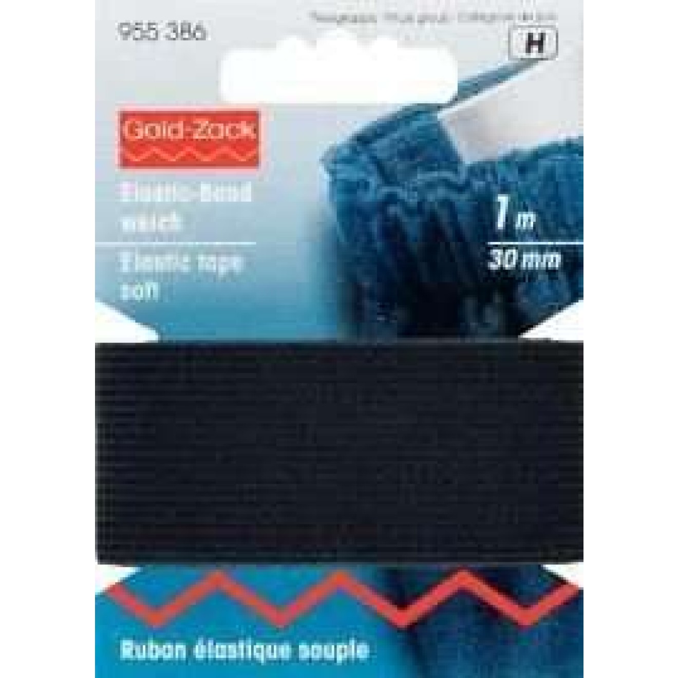 Prym Elastic-Band weich 30 mm / schwarz
