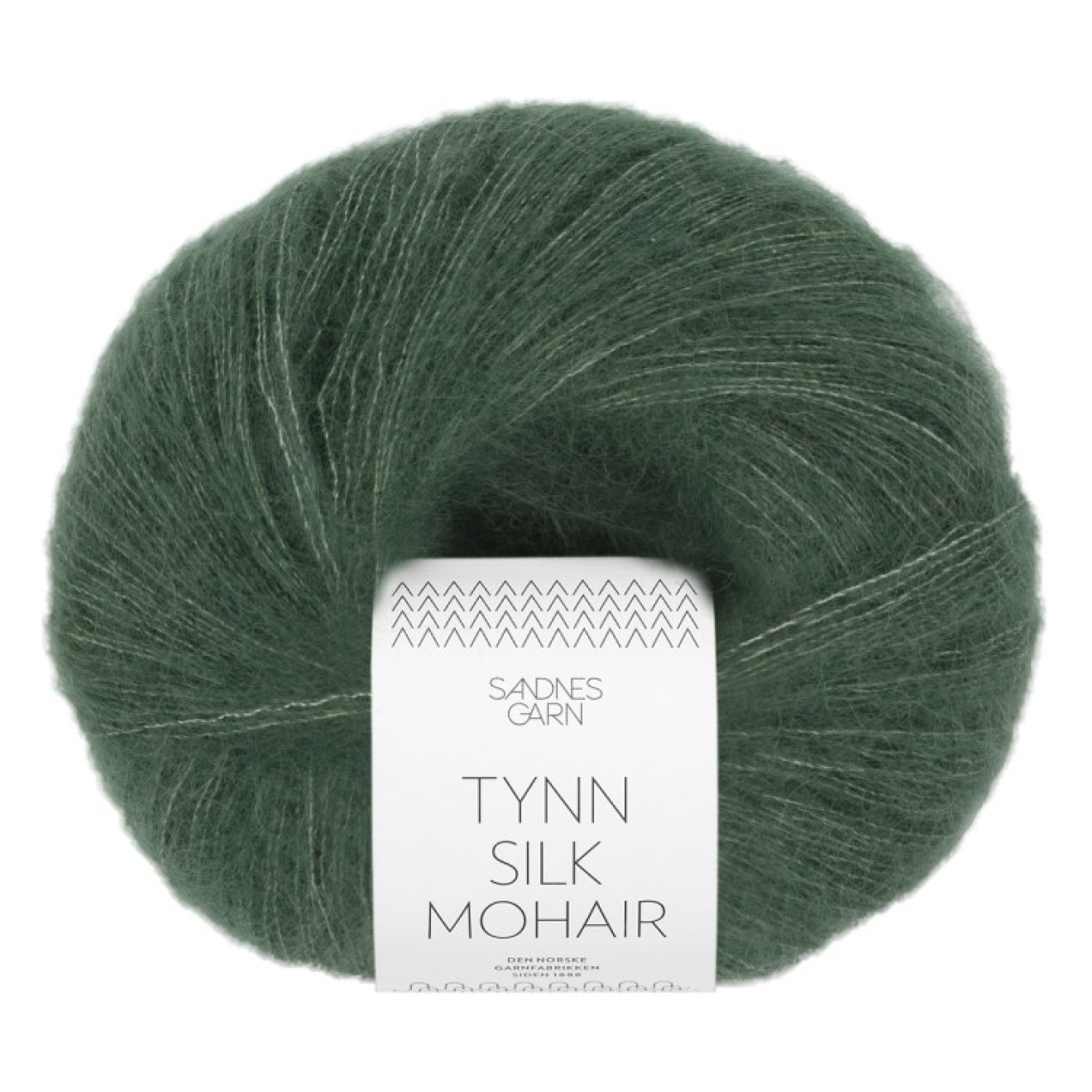 Sandnes Garn Tynn Silk Mohair colour 8581 deep forest green