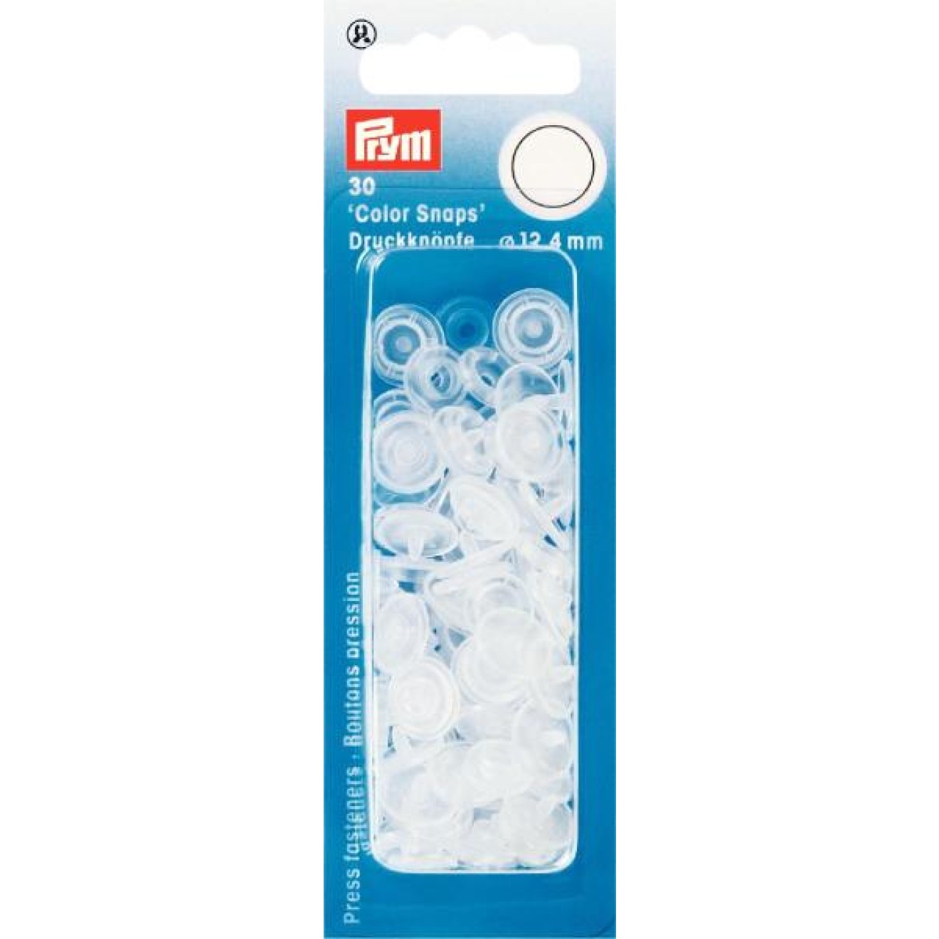 12,4 mm / transparent glossy