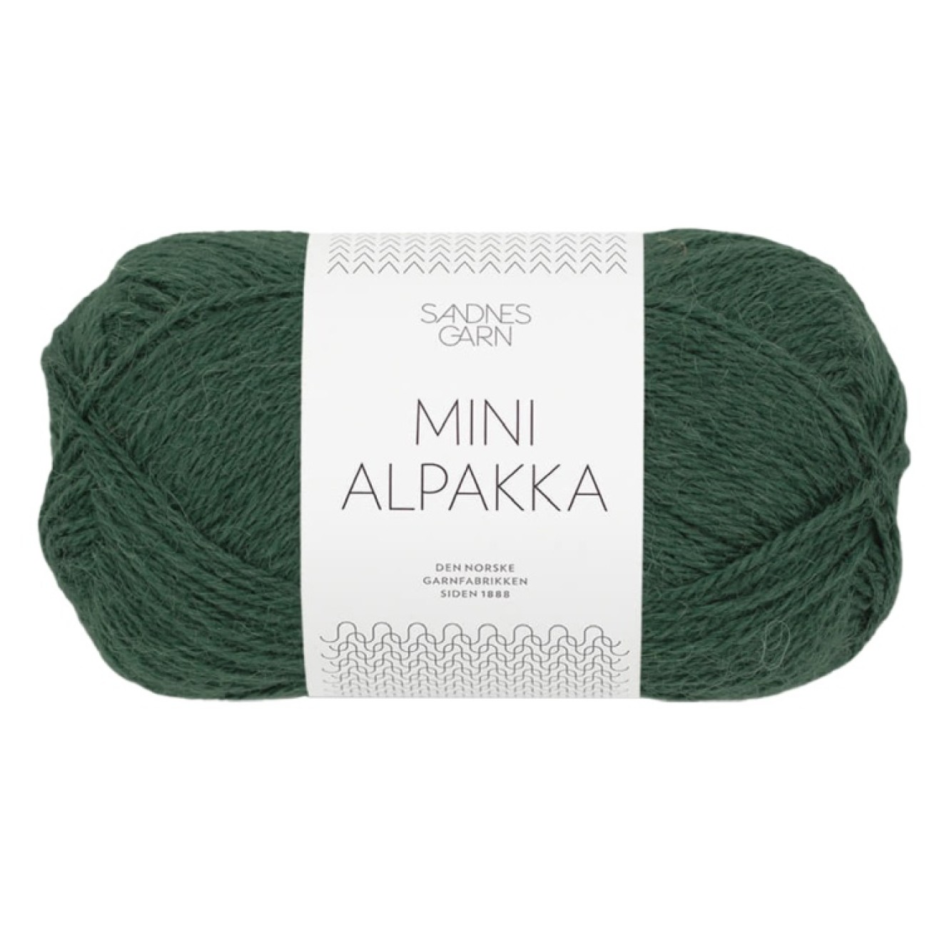 Sandnes Garn Mini Alpakka colour 8581 deep forest green
