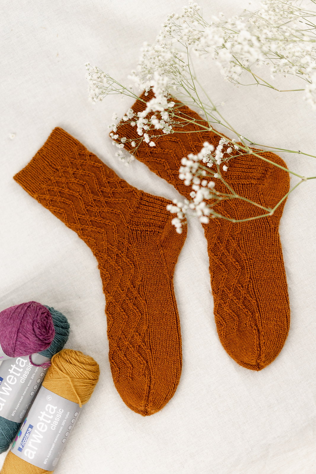 Chaussettes Whale – modèle de tricot, photo 8