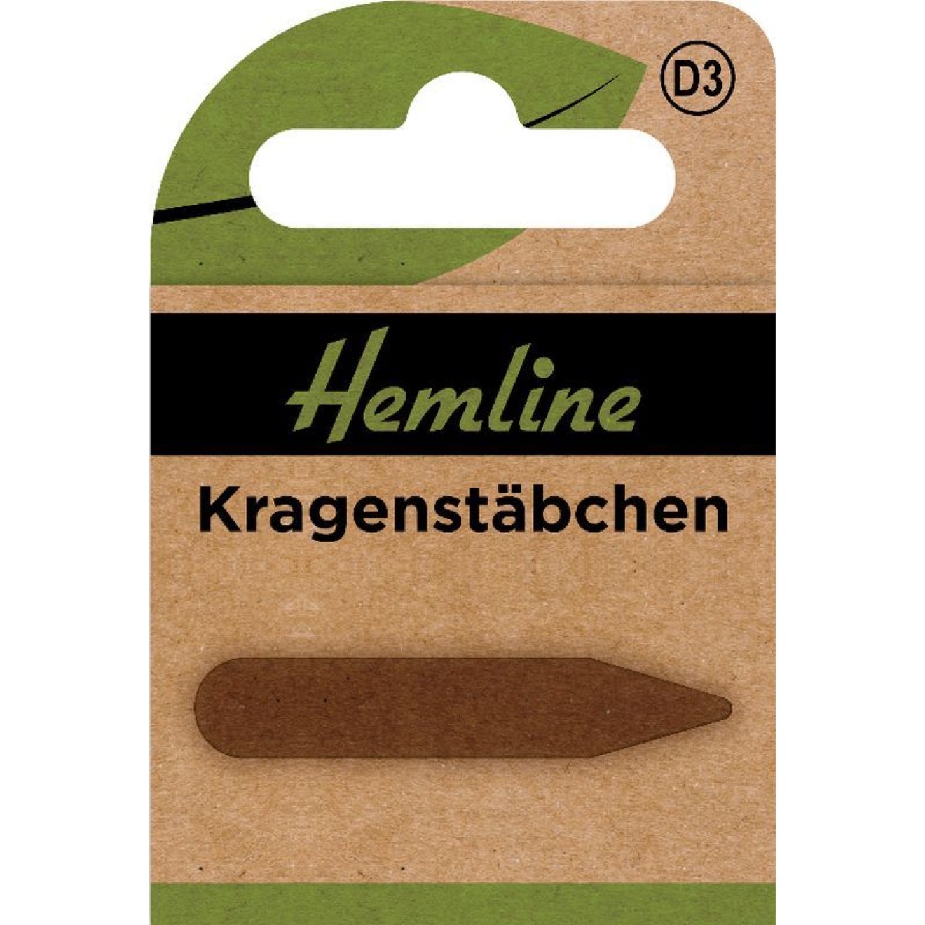 Hemline collar stays