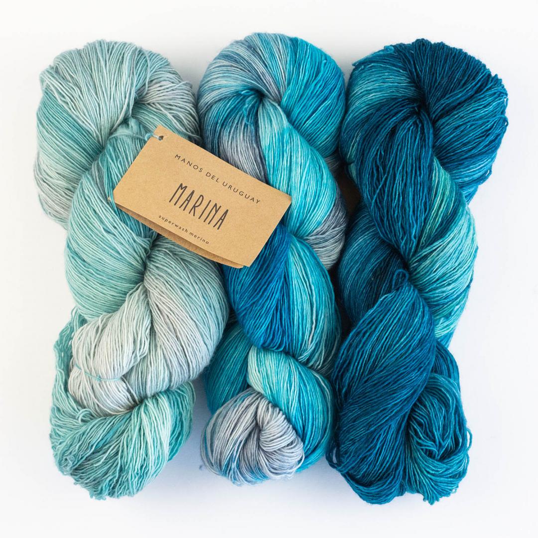 Manos del Uruguay Marina handgefärbt yarn