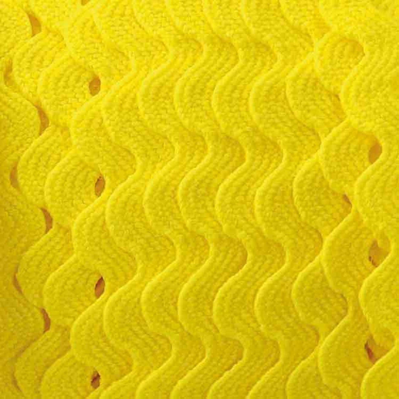 HANABI Zackenlitze Uni 16 mm Farbe 205 yellow