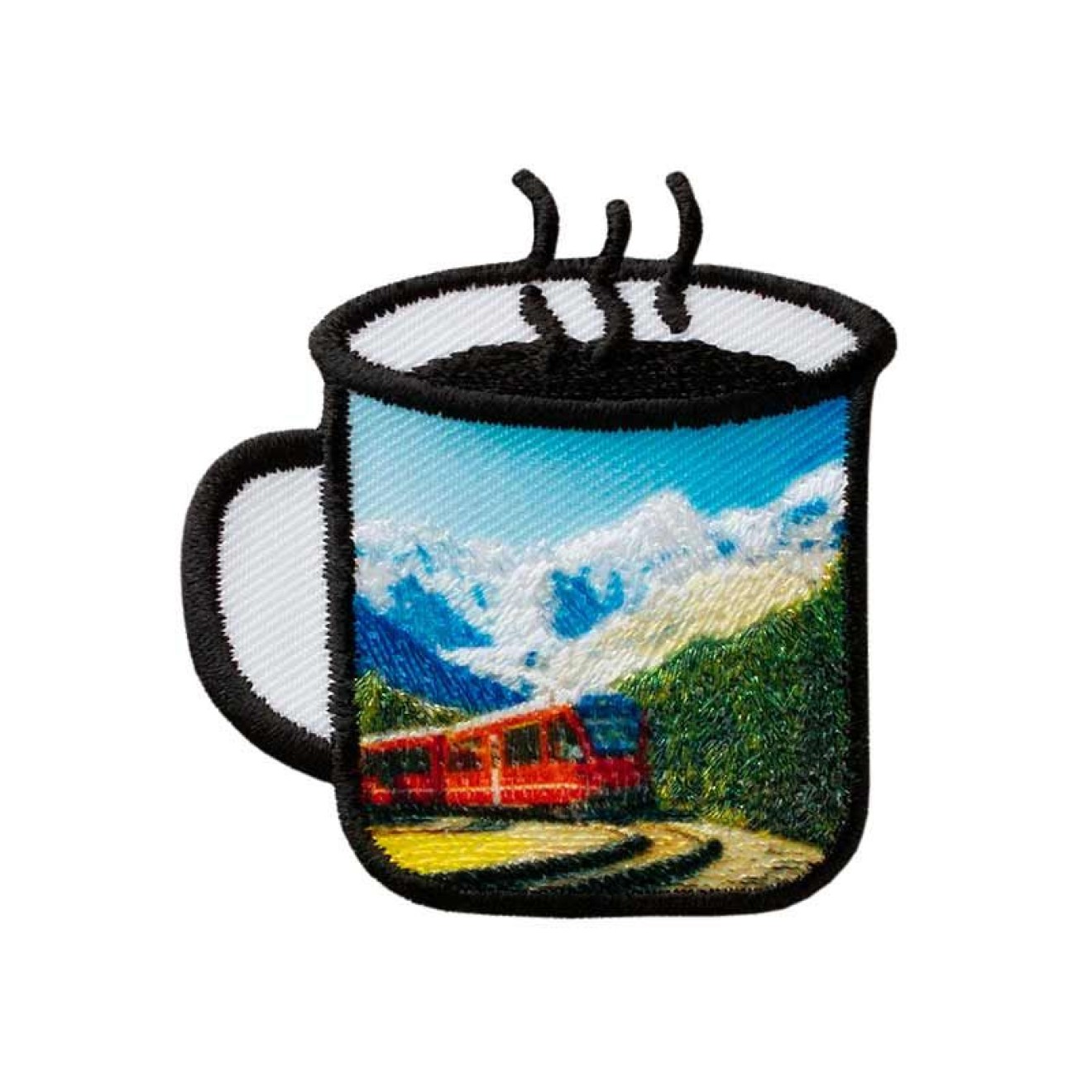 Mono-Quick Applikationen - Teens and Jeans - aufbügelbar Farbe Tasse Landschaft