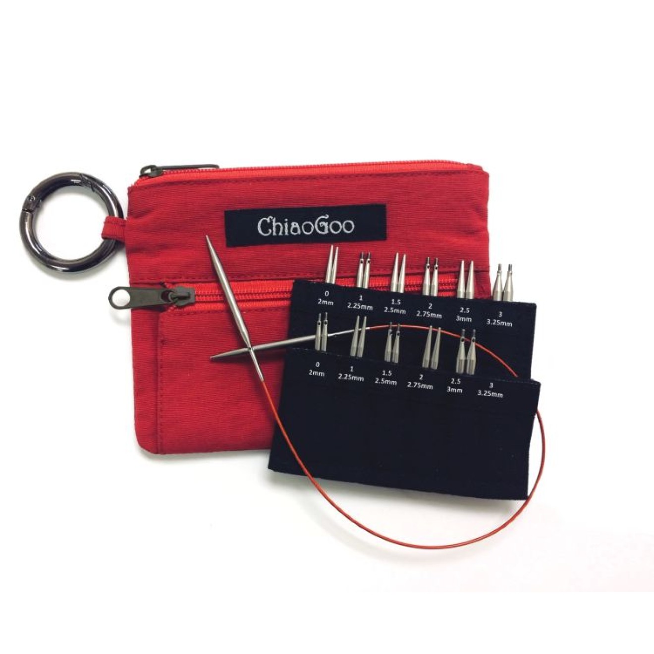 ChiaoGoo TWIST RED LACE Shorties circular needle set
