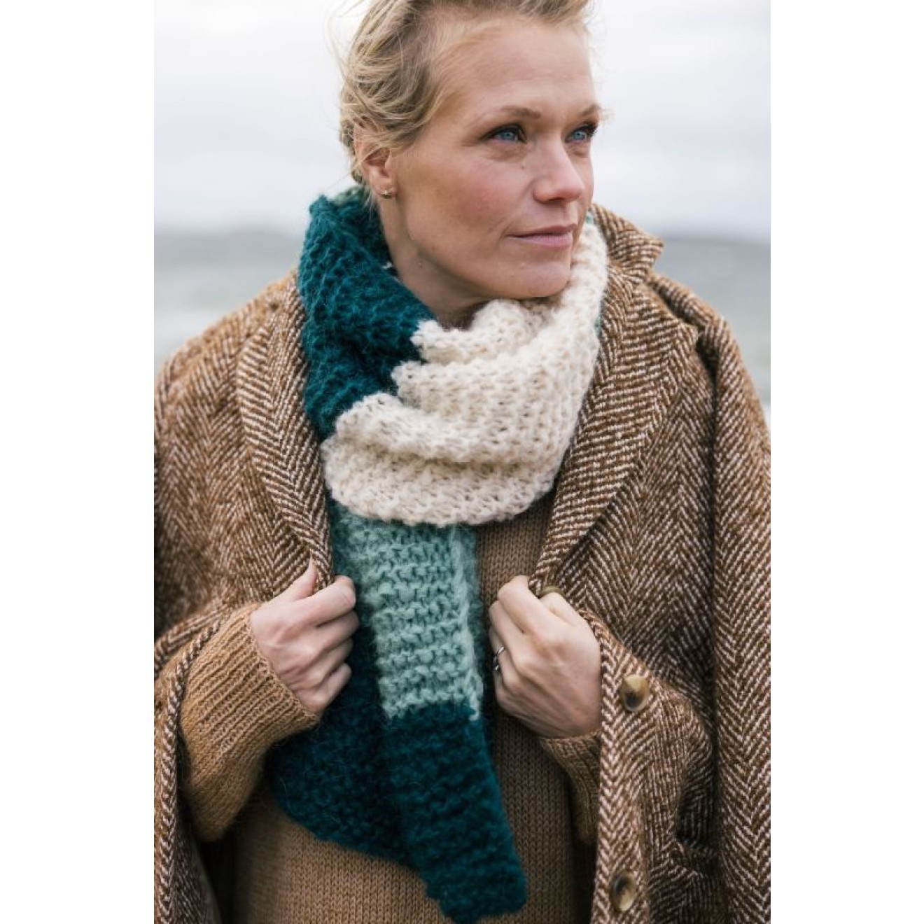 Novita single pattern single pattern Puhuri-Schal - German