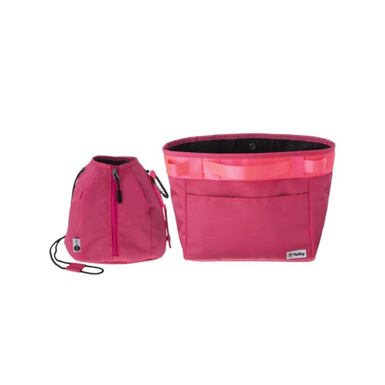 Tulip Outdoor Taschen-Set 24,0 x 22,0 x 14,5 cm/ 20,0 x 20,0 x 12,0 cm / pink