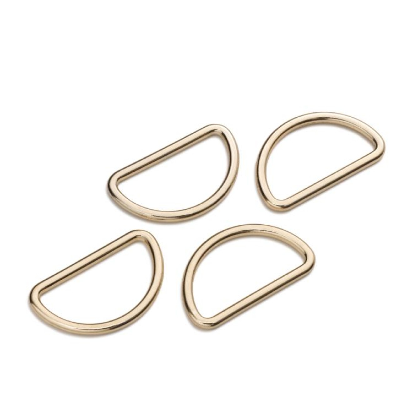 Prym D-Ringe 30 mm / goldfarbig