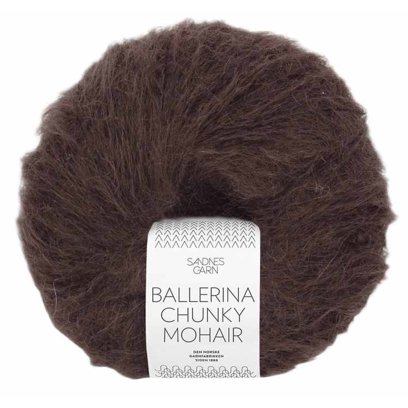 Sandnes Garn Ballerina Chunky Mohair colour 3591 chocolate plum