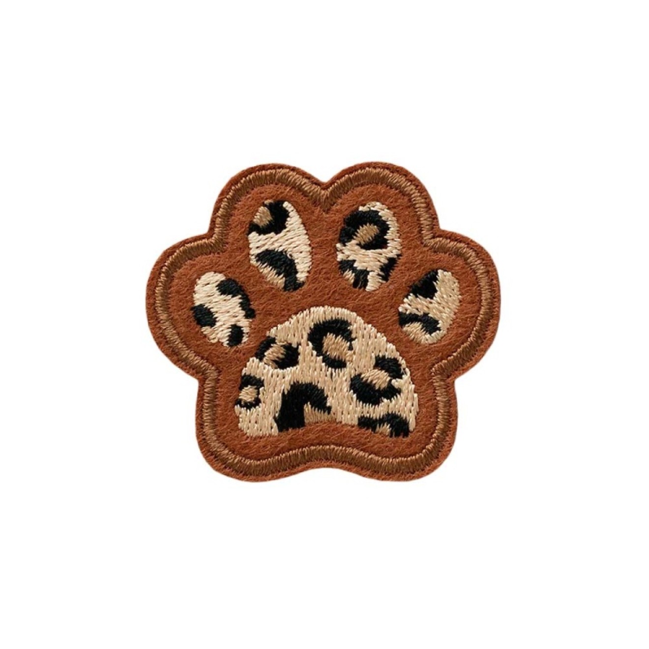 appliqués – Tiermotive – iron-on Pfote Leo / coloured