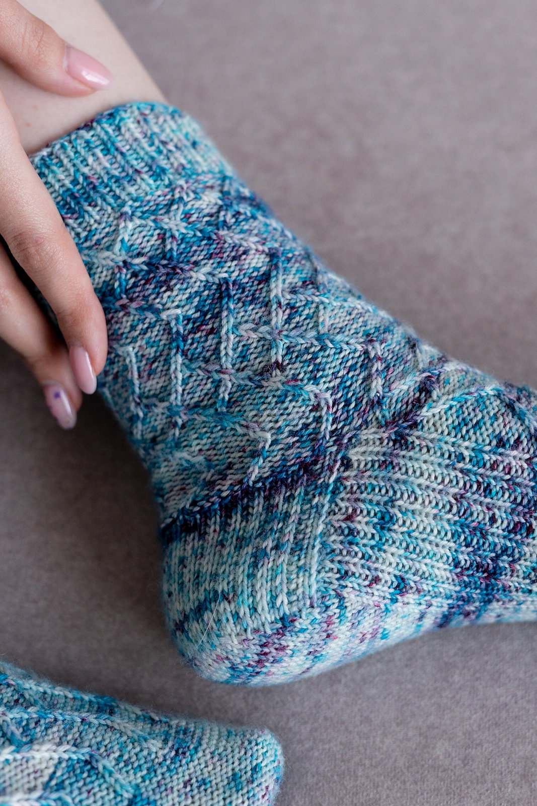 Chaussettes Whale – modèle de tricot, photo 13