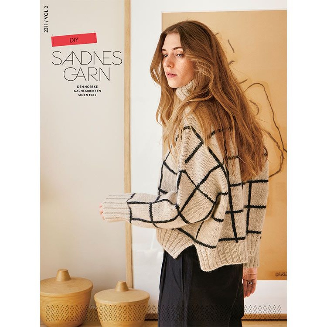 Sandnes Garn pattern booklet 2308 Do it yourself - Englisch colour 01992 natural