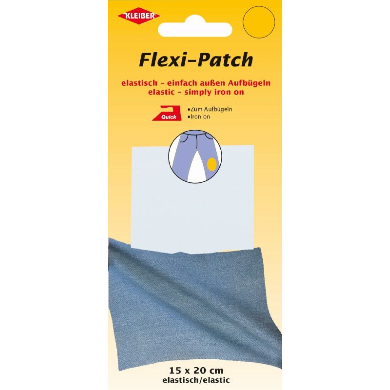Kleiber Flexi-Patch 15x20 cm / weiß