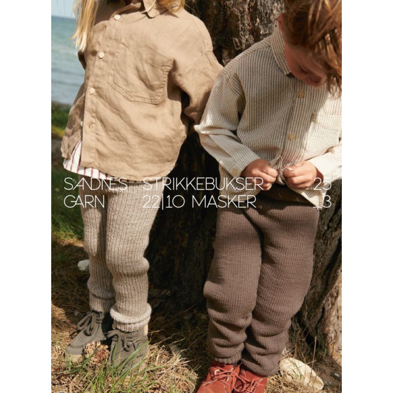 Sandnes Garn pattern booklet 25_3 Strikkebukser 22/10 - German colour 01992 natural