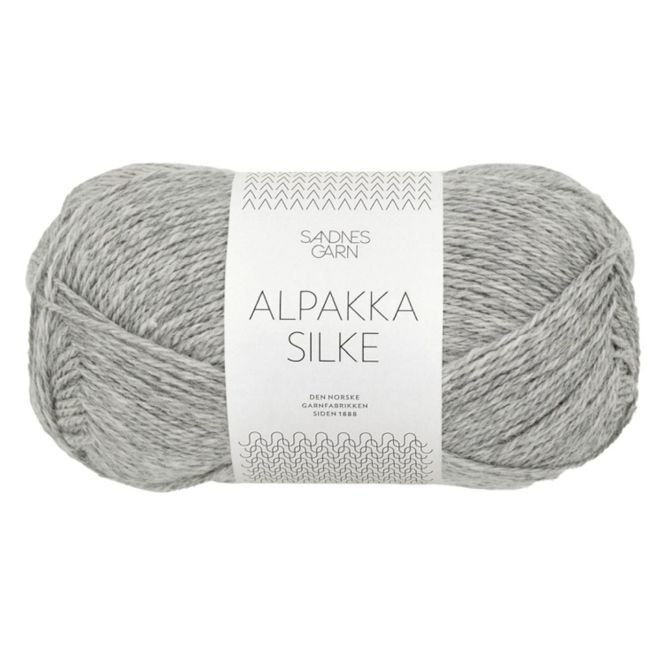 Sandnes Garn Alpakka Silke colour 1042 grey mottled