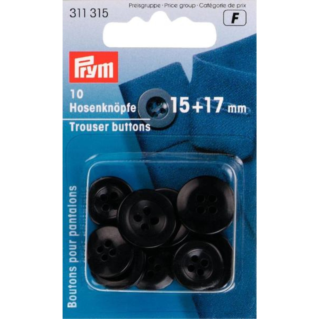 15+17 mm / black